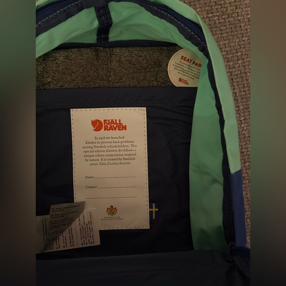 Fjällräven Kånken Art Mini Backpack – Coast Line Sky Limited Edition – Brand New - Picture 13 of 16